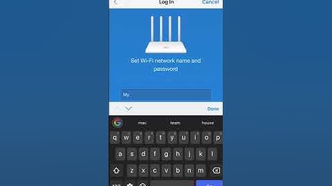 Setup a New Network (Mi Router)