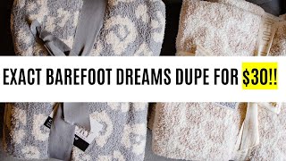 Exact Barefoot Dreams Dupe for $30!  Review and Compare!!