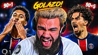 PSGINT Reaction to PSG Last Minutes GOALS!🔥
