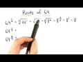 Roots of 64  visualizing algebra