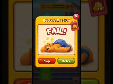 Toon Blast Rescue Bruno 1 Pin Puzzle Solution