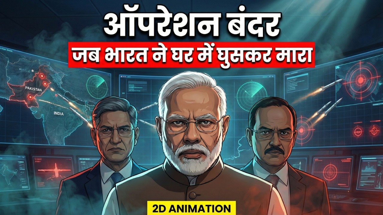 Operation Bandar: The Air Strike That Shocked Pakistan | 2D Animation