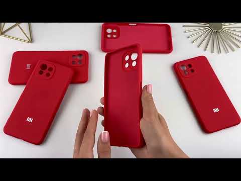 Силіконовий чохол для Xiaomi Redmi Mi 11 Lite Red (14), видео 1