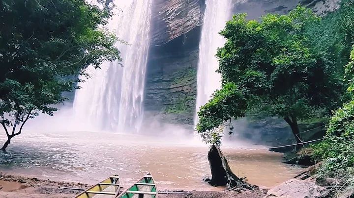 Boti falls in the Eastern region of Ghana