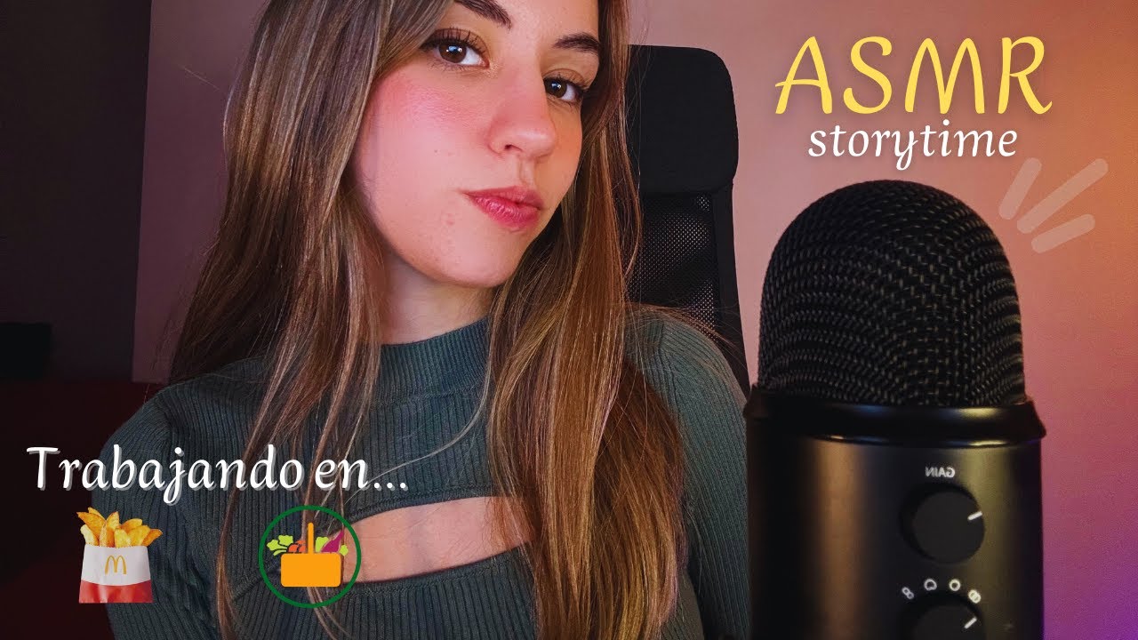 ASMR storytime | Mi experiencia trabajando en McDonald's, Mercadona...