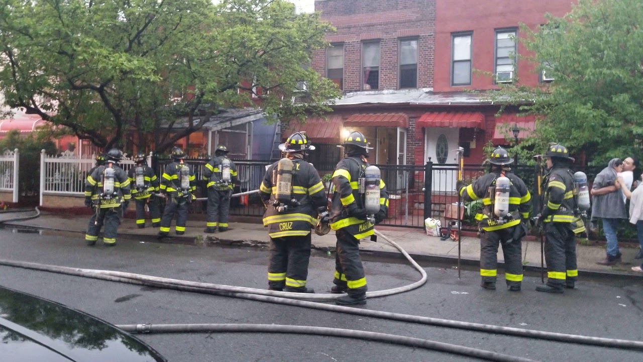 FDNY Operating On Scene Of A Fire In A Private House In Soundview ...