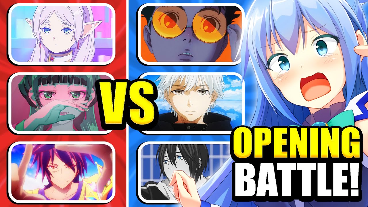 ANIME OPENING BATTLE 3vs3! 🔥 VOTE FOR THE BEST!