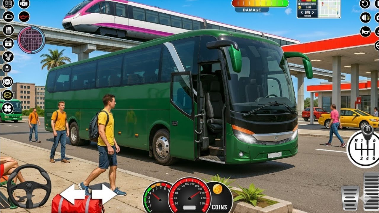Bus Simulator Gameplay 🚍 | Realistic Bus Driving & City Routes ...