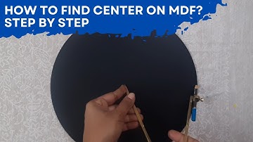 How to find the Center? | Dot Mandala on MDF | (Dot mandala for beginners) |2022 | ATM Creations