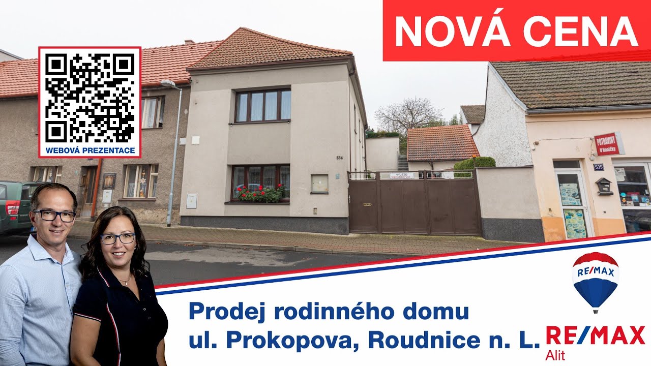 Prodej domu 120 m² v Roudnici nad Labem, RE/MAX Alit, Iveta Bydžovská