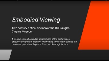 Embodied Viewing | Arts and Culture Creative Fellowship 2019/2020