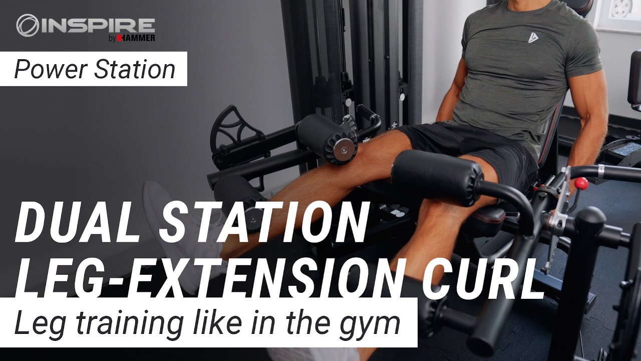 Sortie Azijn Logisch Dual Station Leg Extension/Curl | Leg training like in the gym | INSPIRE by  HAMMER - YouTube