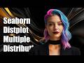 seaborn distplot / displot with multiple distributions