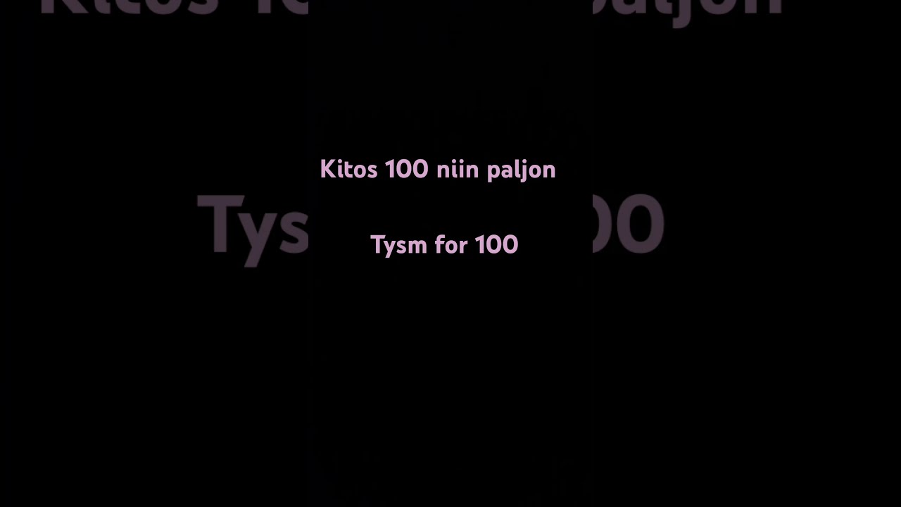 Tysm 100 Music Blackscreen Tekst Kpopdemonhunters