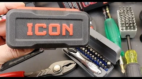 Big Boy Pants! The Harbor Freight Icon 35-piece Flexhead Ratchet Bit Set is not cheap or inexpensive