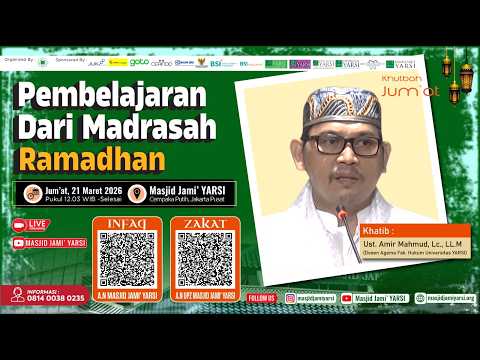 Pembelajaran dari Madrasah Ramadhan | Ust. Amir Mahmud, L.c., LL.M | Khutbah Jum'at