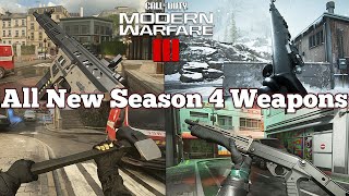 Modern Warfare 3 All New Season 4 Weapons (Preview)