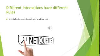 netiquette presentation new