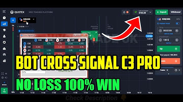 BOT Cross Signal C3 PRO - No Loss 100% Win - Best binary options trading bot