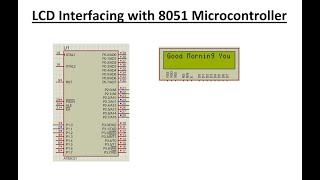 LCD Interfacing with 8051 Microcontroller