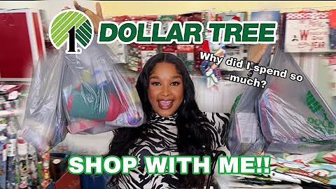 DOLLAR TREE LAST MINUTE CHRISTMAS Shopping + haul!...