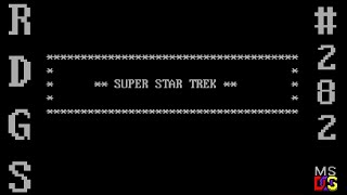 Random DOS Game Show #282: Super Star Trek (1982)