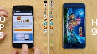 Speedtest OnePlus 5 vs Honor 9