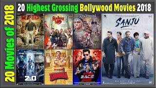 20 Film Bollywood Teratas Tahun 2018 | Pukul atau Gagal | 2018 Tahun Baru | dengan Koleksi Box Office