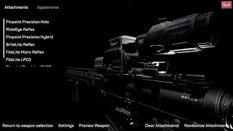 Modern Weapon Customization Framework