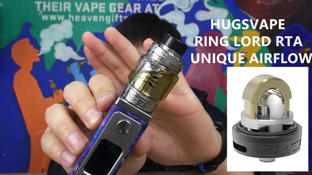 Hugsvape Ring Lord MESH RTA | Innovative Airflow & Great Flavor Output ...