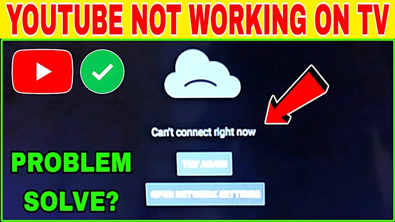 Smart Tv Me Youtube Open Nahi Ho Raha Hai | Tv Me Youtube Nahi Chal ...