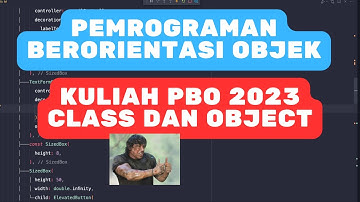 Belajar Pemrograman Berorientasi Object dengan Java : Class dan Object