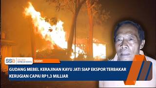 Teak Furniture Warehouse Ready for Export Catches Fire – NGAWI