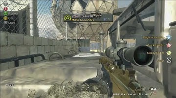 FWG 1v1 Face off - Legendz vs Bal39 - MW3 Snipers only on Dome