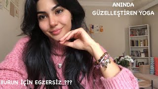 ANINDA GÜZELLEŞTİREN YÜZ YOGASI/ BURUN İÇİN ETKİLİ 3 HAREKET | Gökdeniz ile Yüz Yogası