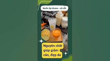 🍍Giữ dáng đẹp da bằng nước ép thơm cà rốt nguyên chất với giá chỉ 20k! #BánhMì68 #banhmi68cuchi