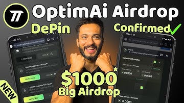 Free Confirmed DePin Airdrop | OptimAi Airdrop | Best Airdrop of 2025 | Airdrop Full Guide ✅