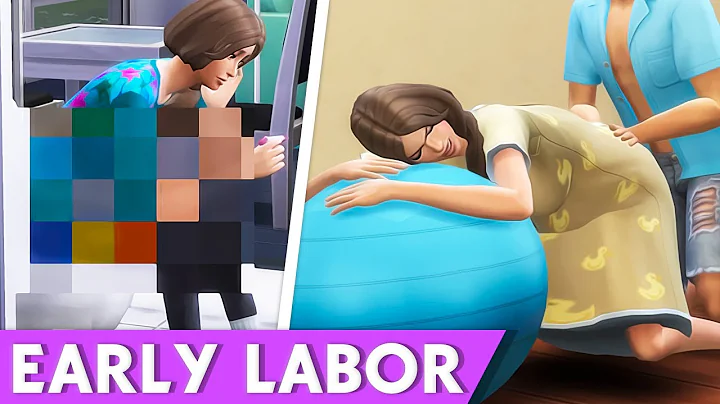 REALISTIC BIRTH EARLY LABOR IS COMING!! | SIMS 4 NEWS