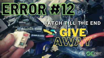 Yamaha Aerox S Error 12 Prevention