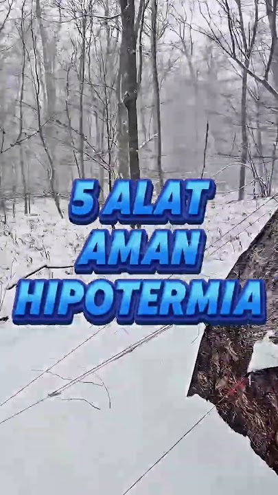 5 Alat Anti Hipotermia Wajib Buat Para Pendaki❗ #shorts #alatkeselamatan #survival #bendaunik #fyp