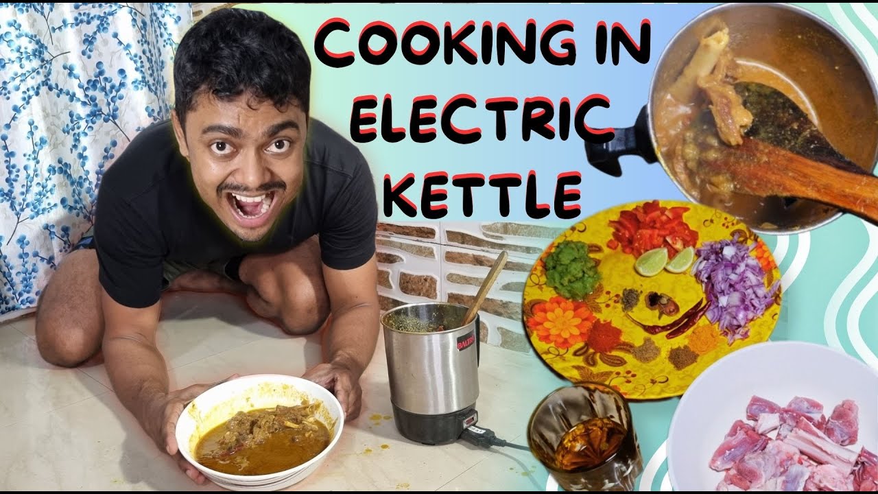 Can We Cook MUTTON In Electric Kettle ? 😱😱 MUTTON RECIPE