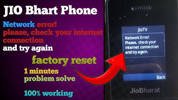 jio bharat phone me network problem error! #jiobharatphone #bsbtechnkr