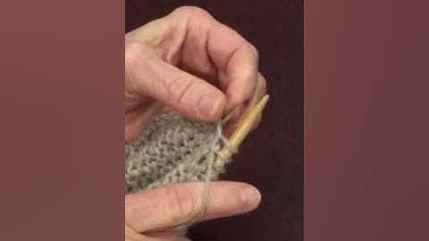 Increases Using a Purl Stitch