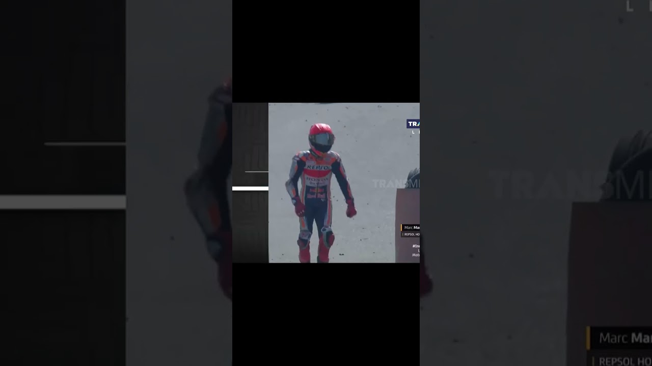 Marc Marquez Gagal Takhlukan Mandalika Jatuh Di Putaran Pertama #indonesiagp #mandalika2023