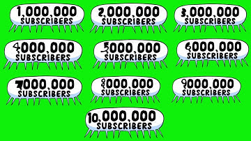 Number lore subscribers sound effects (1,000,000-10,000,000)