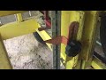 Homebuilt bandsaw mill in action