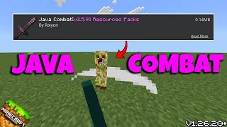 100% JAVA COMBATE Mod For MCPE v1.26+ | The Best JAVA COMBAT Addon