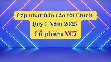 Cập nhật Báo cáo tài chính Quý 3 Năm 2025 của cổ phiếu VC7