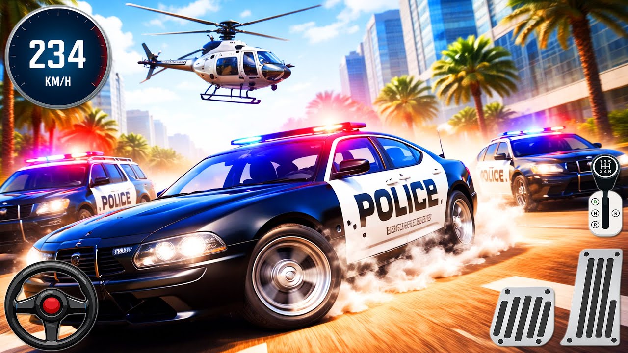 Police Simulator Police Games – Gameplay Walkthrough – Cop Patrol & Crime Missions (iOS, Android)