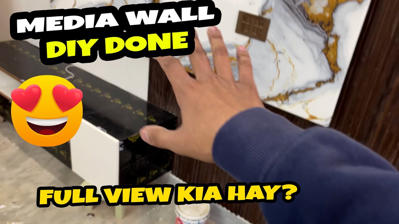 Media Wall DIY Project Done | Zakir Shajee Vlogs 